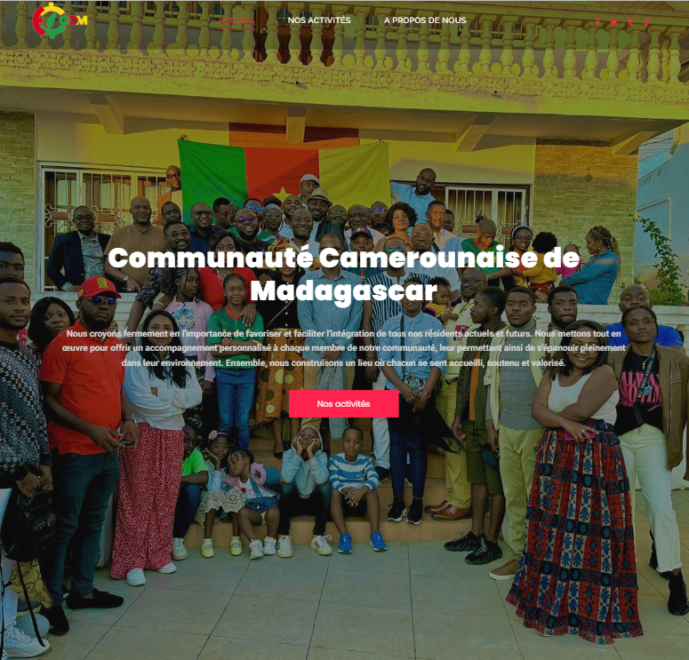 Capture du site Camermada