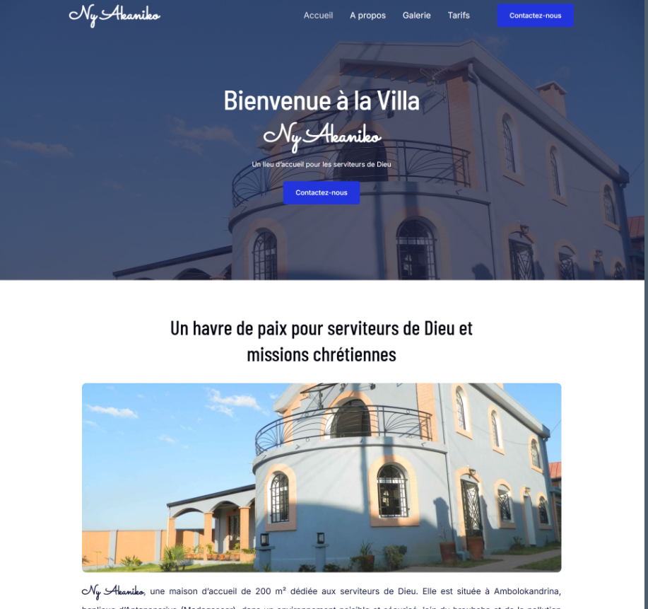 Capture du site Ny Akaniko